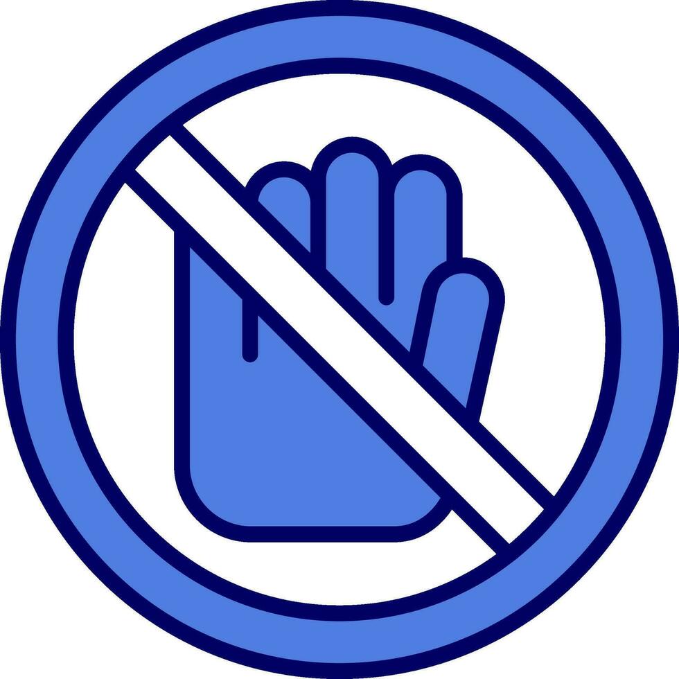 No Touch Vector Icon