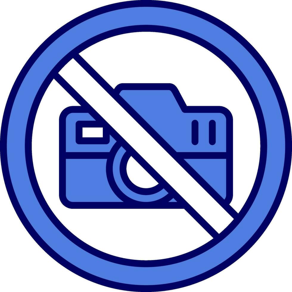 No Camera Vector Icon
