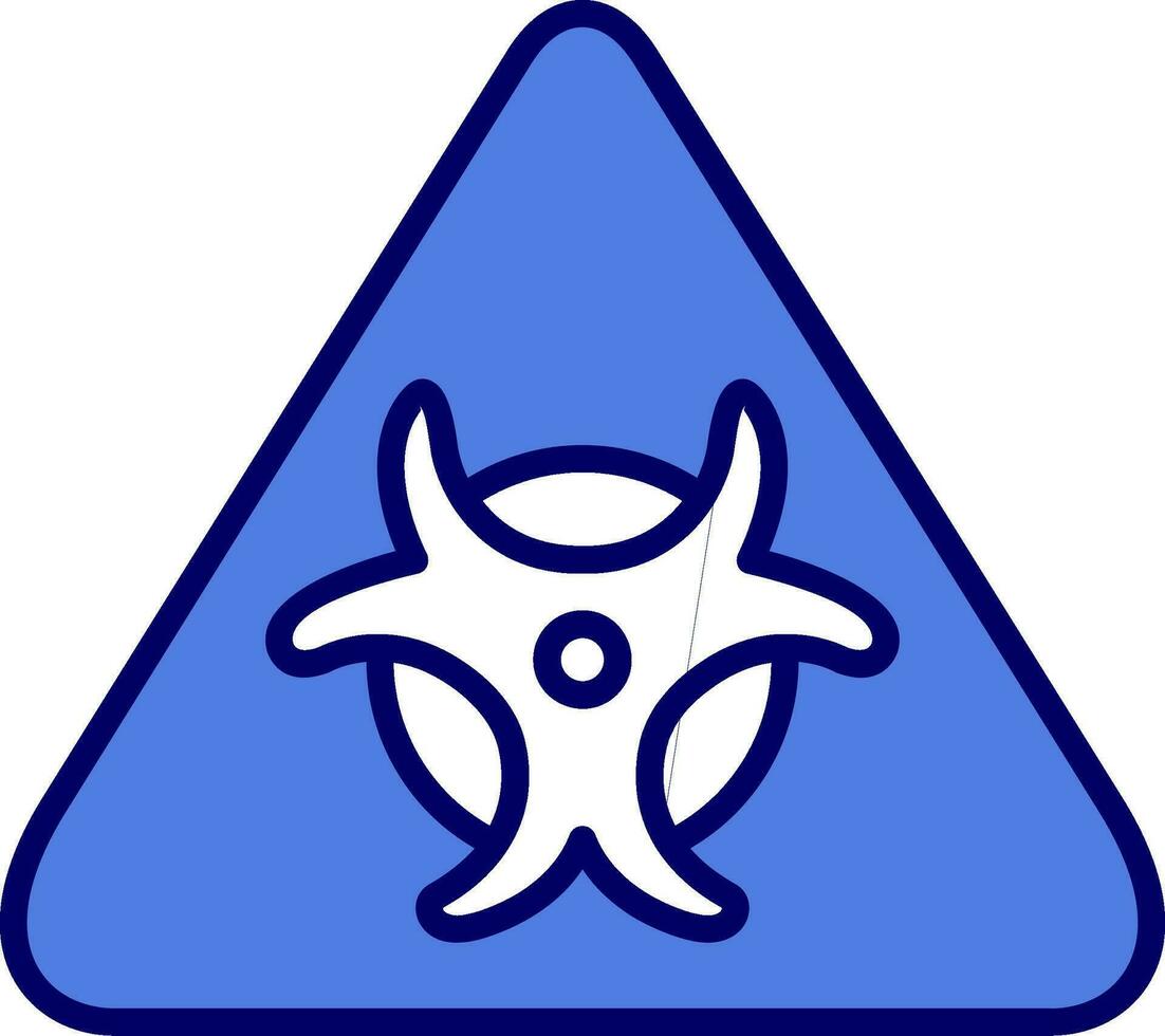 Biological Hazard Vector Icon
