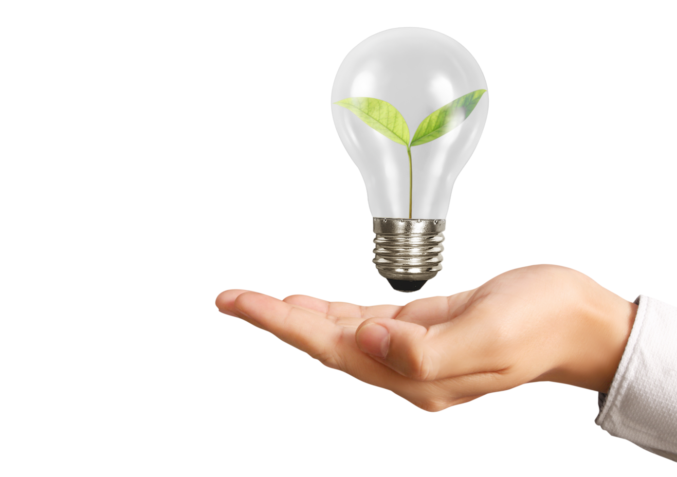 Businessman holding empty hands png
