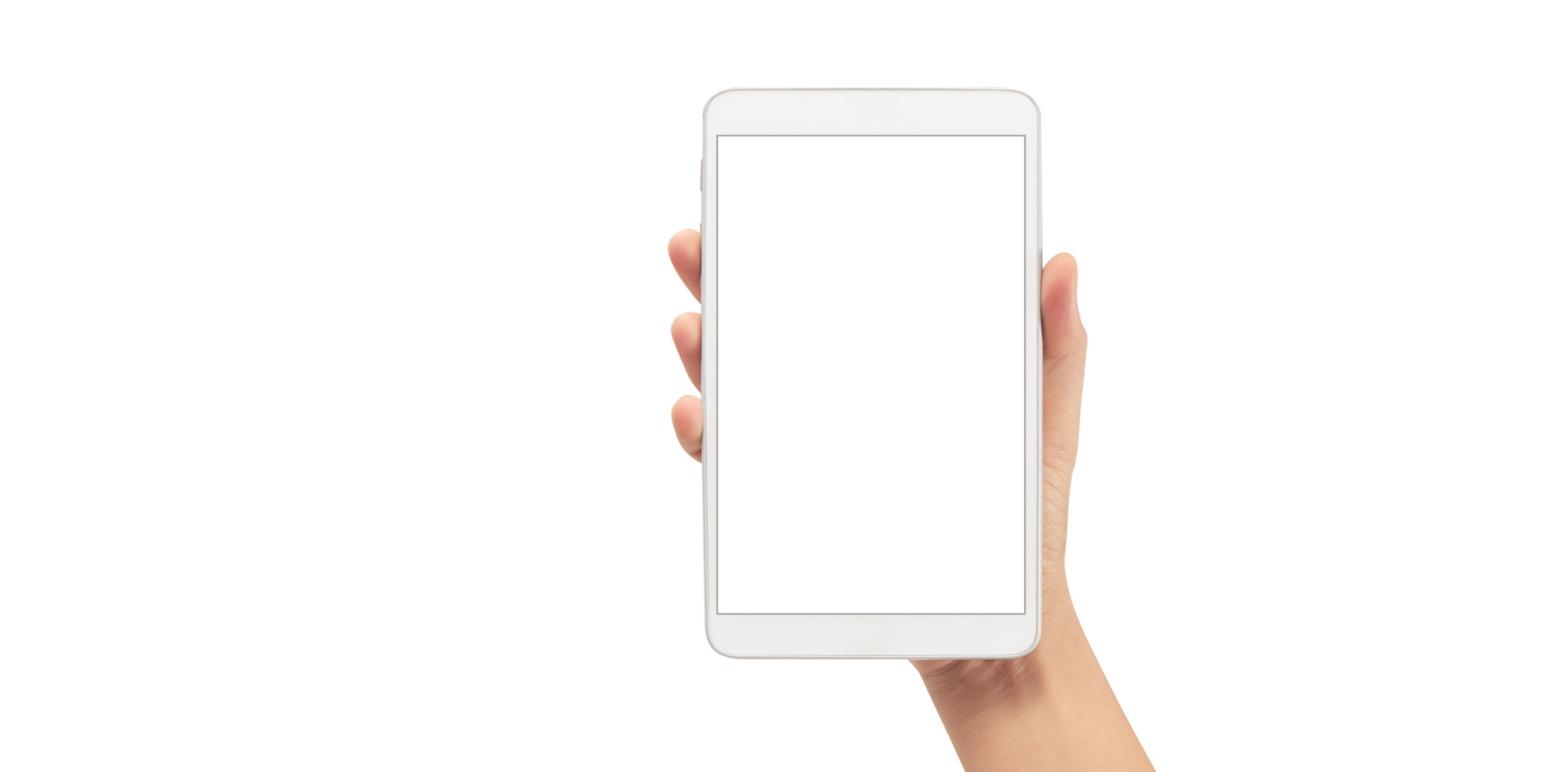 Hand holding new smartphone . Smartphone  png