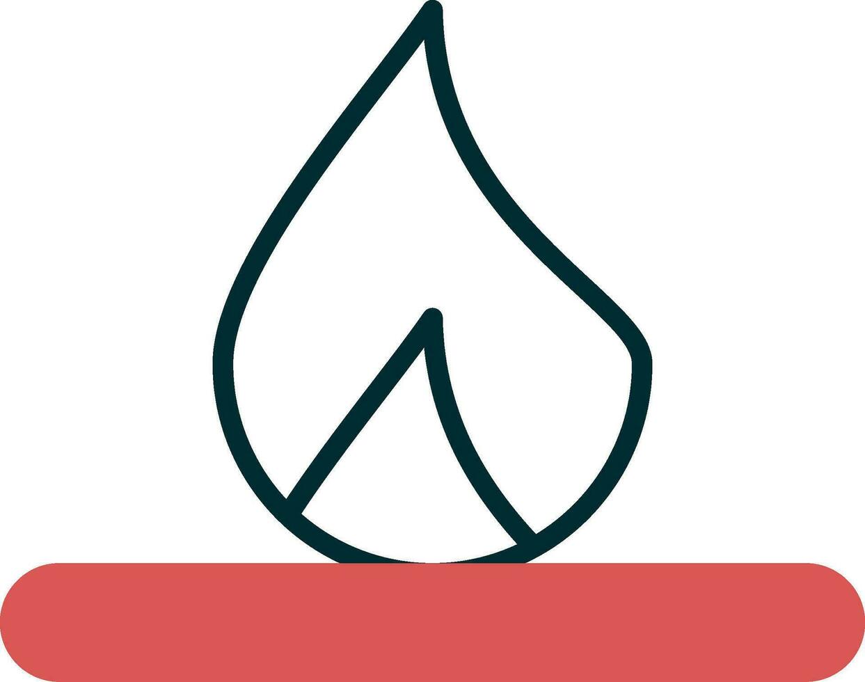Burning Vector Icon