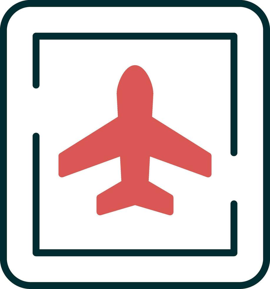 Airport Sign Vector Icon