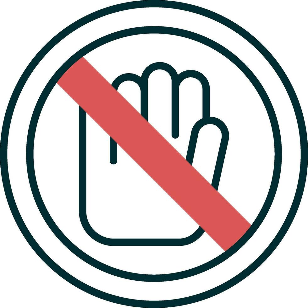 No Touch Vector Icon