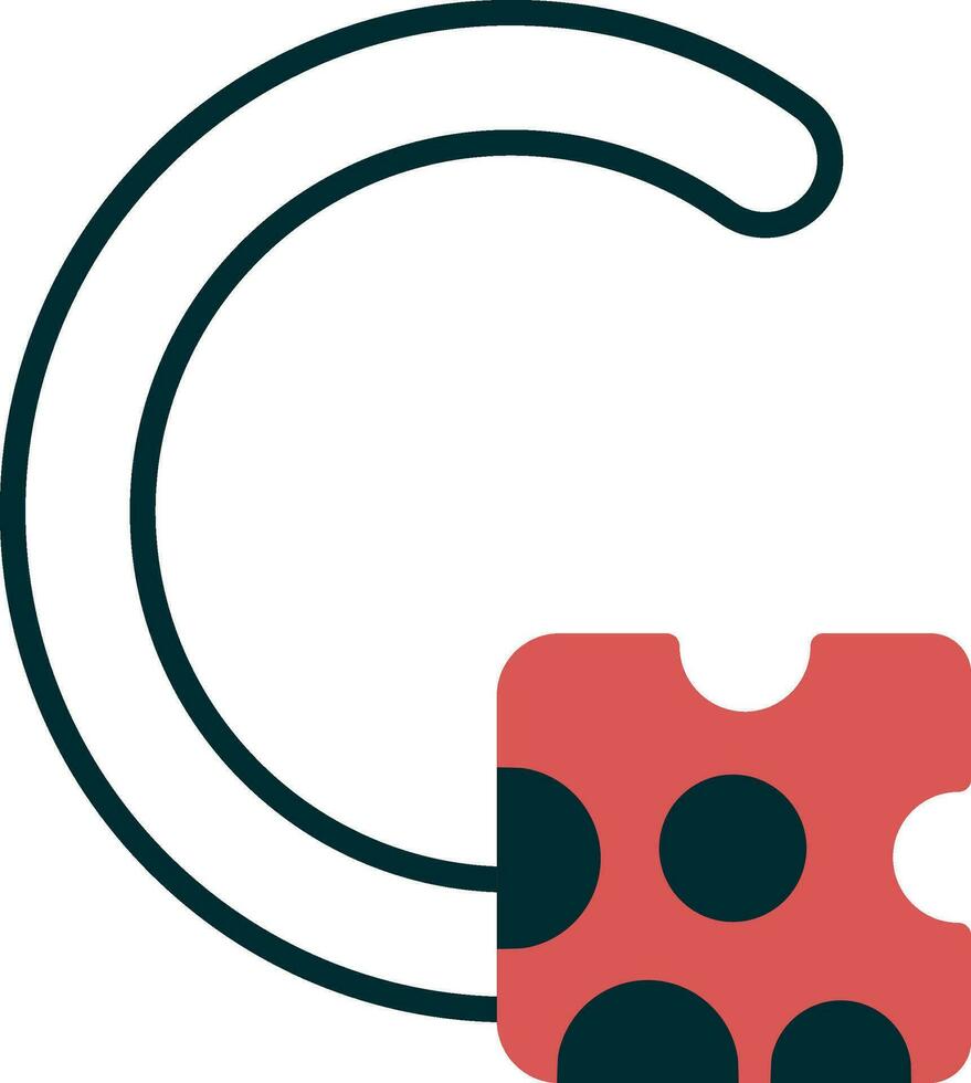 Capital C Vector Icon