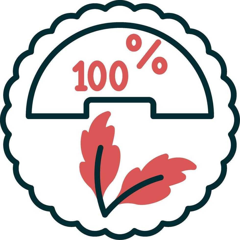 100 Percent Vector Icon