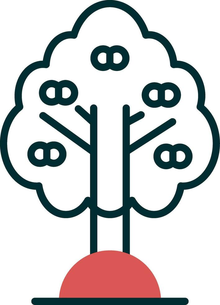Apricot Vector Icon