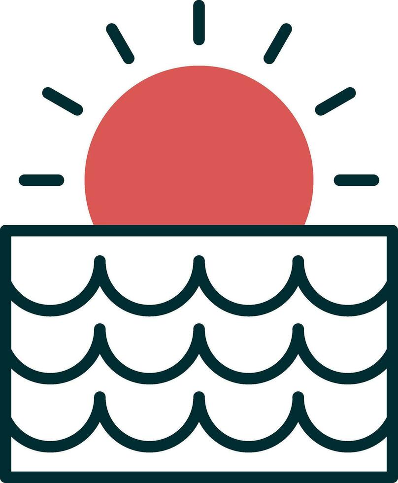 Sunrise Vector Icon