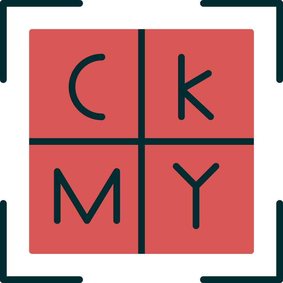 Cmyk Vector Icon