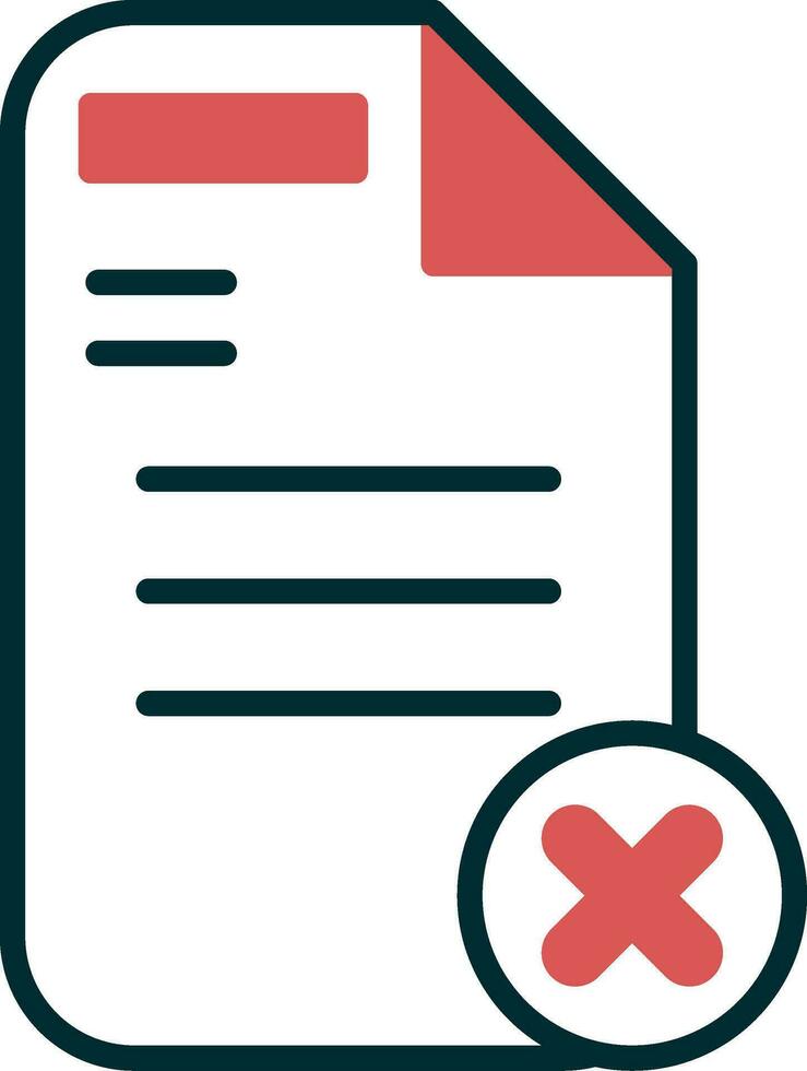 Delete Button Vector Icon