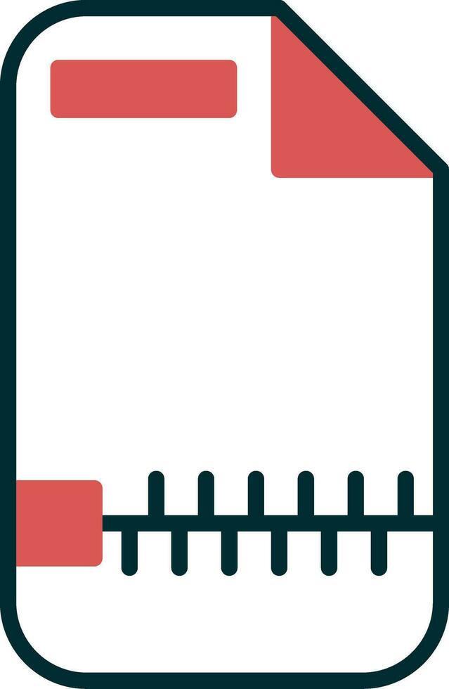 Zip File Vector Icon