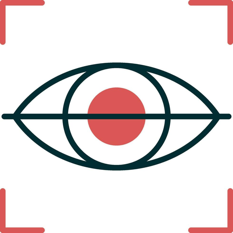 Eye Scan Vector Icon