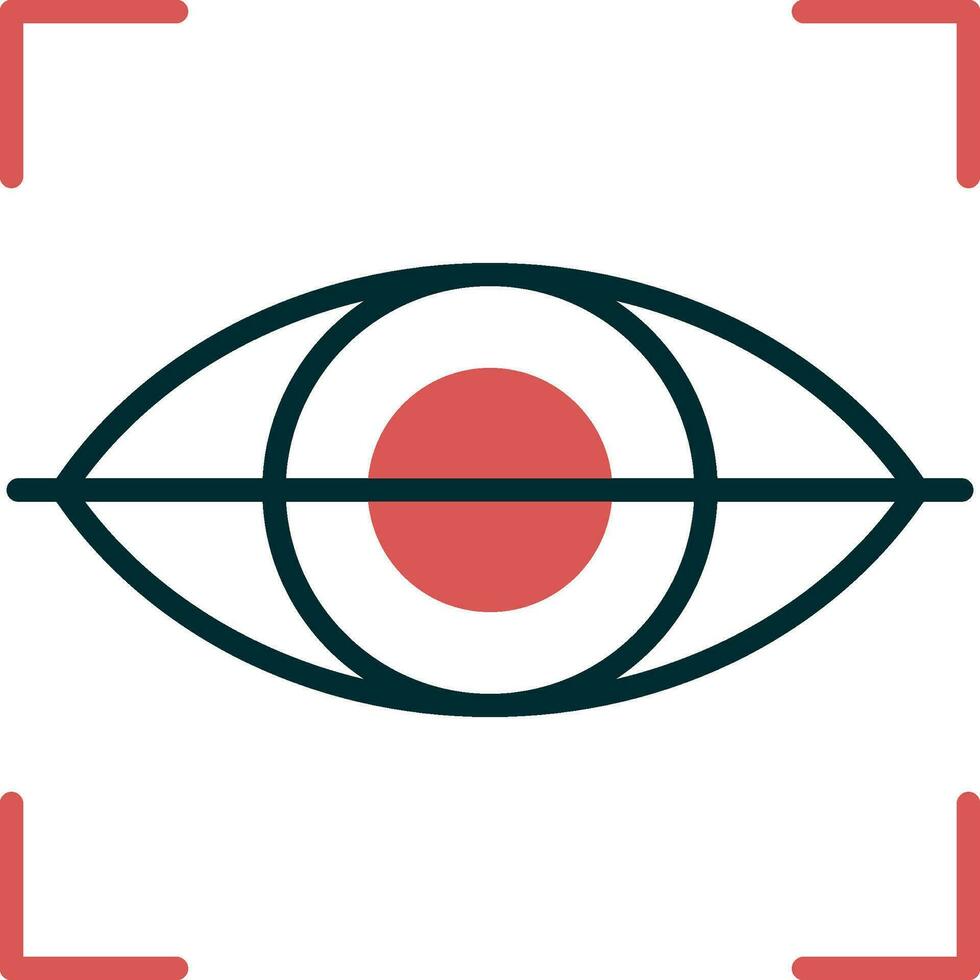 Eye Scan Vector Icon