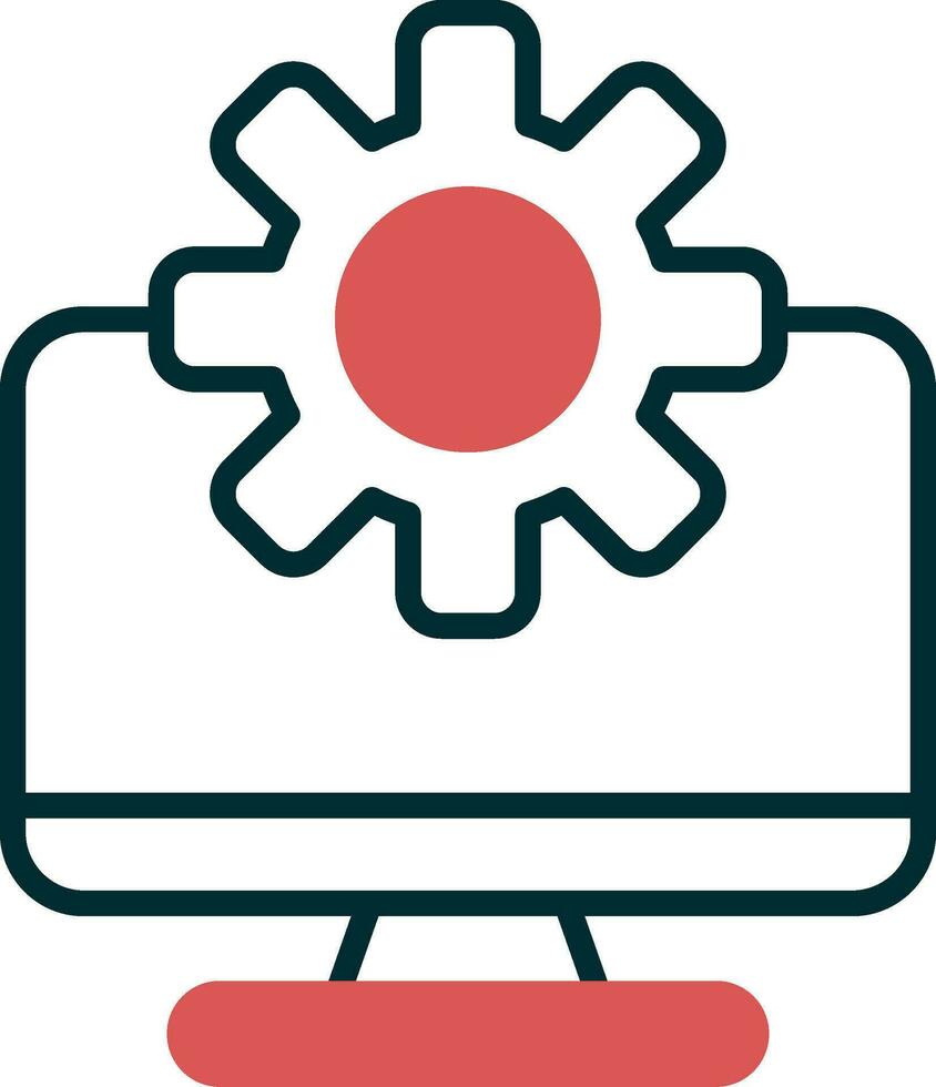 Computer Vector Icon