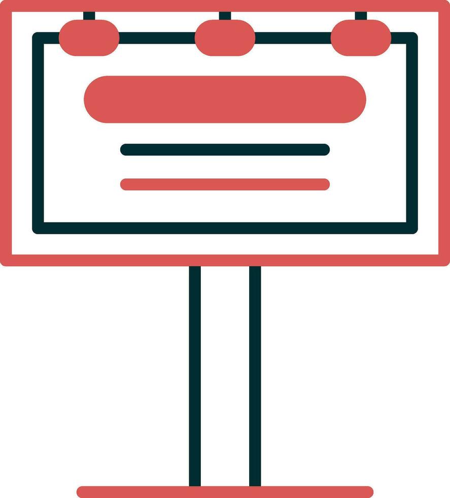 Billboard Vector Icon