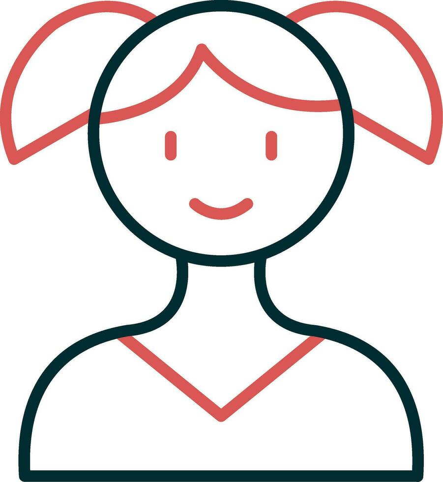 Girl Vector Icon