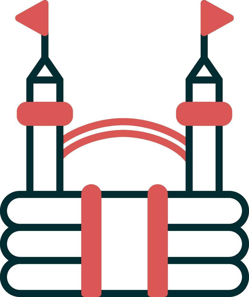 Bouncy Castle Vector Icon