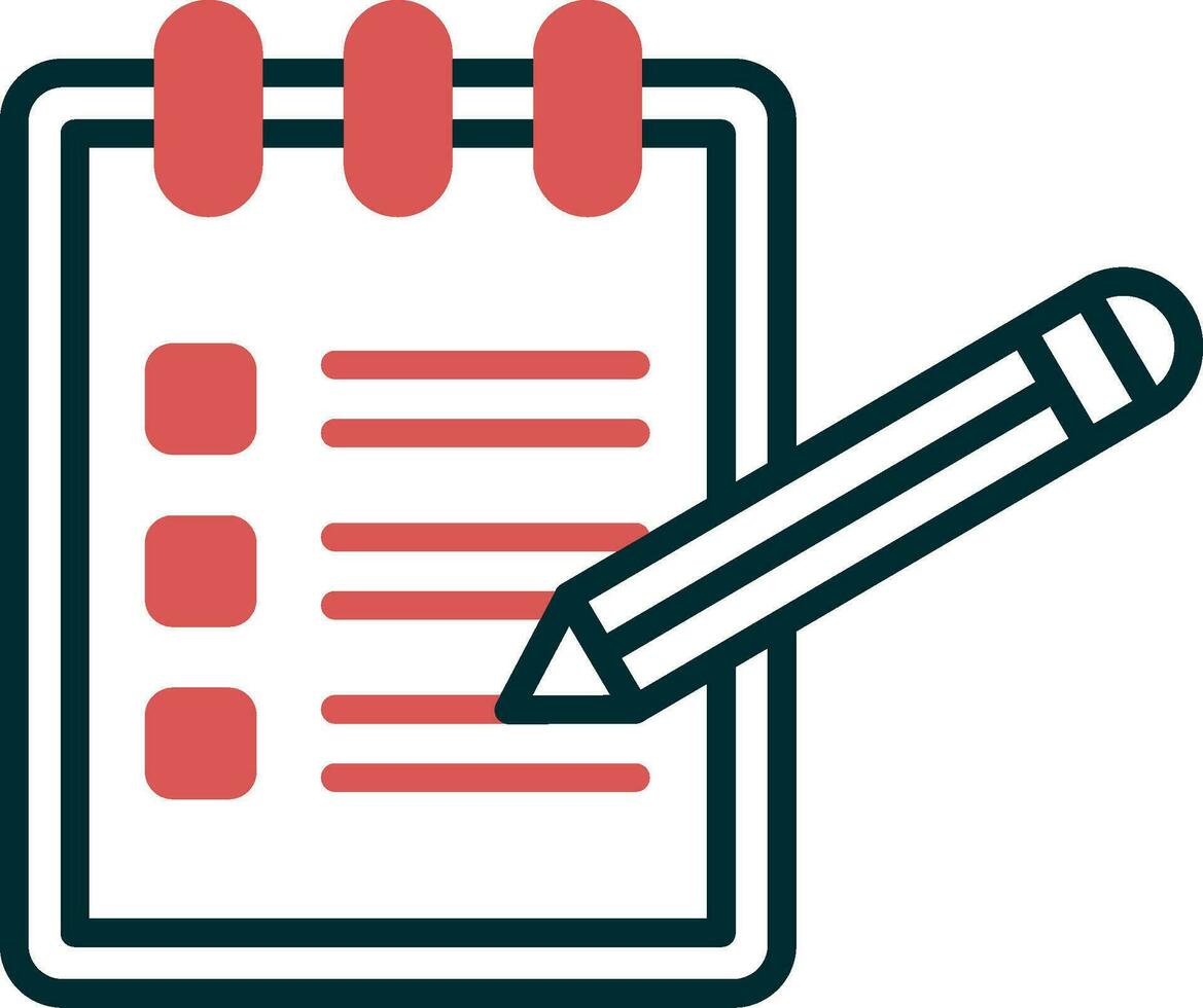Notepad Vector Icon