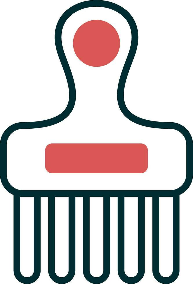 Afro Comb Vector Icon