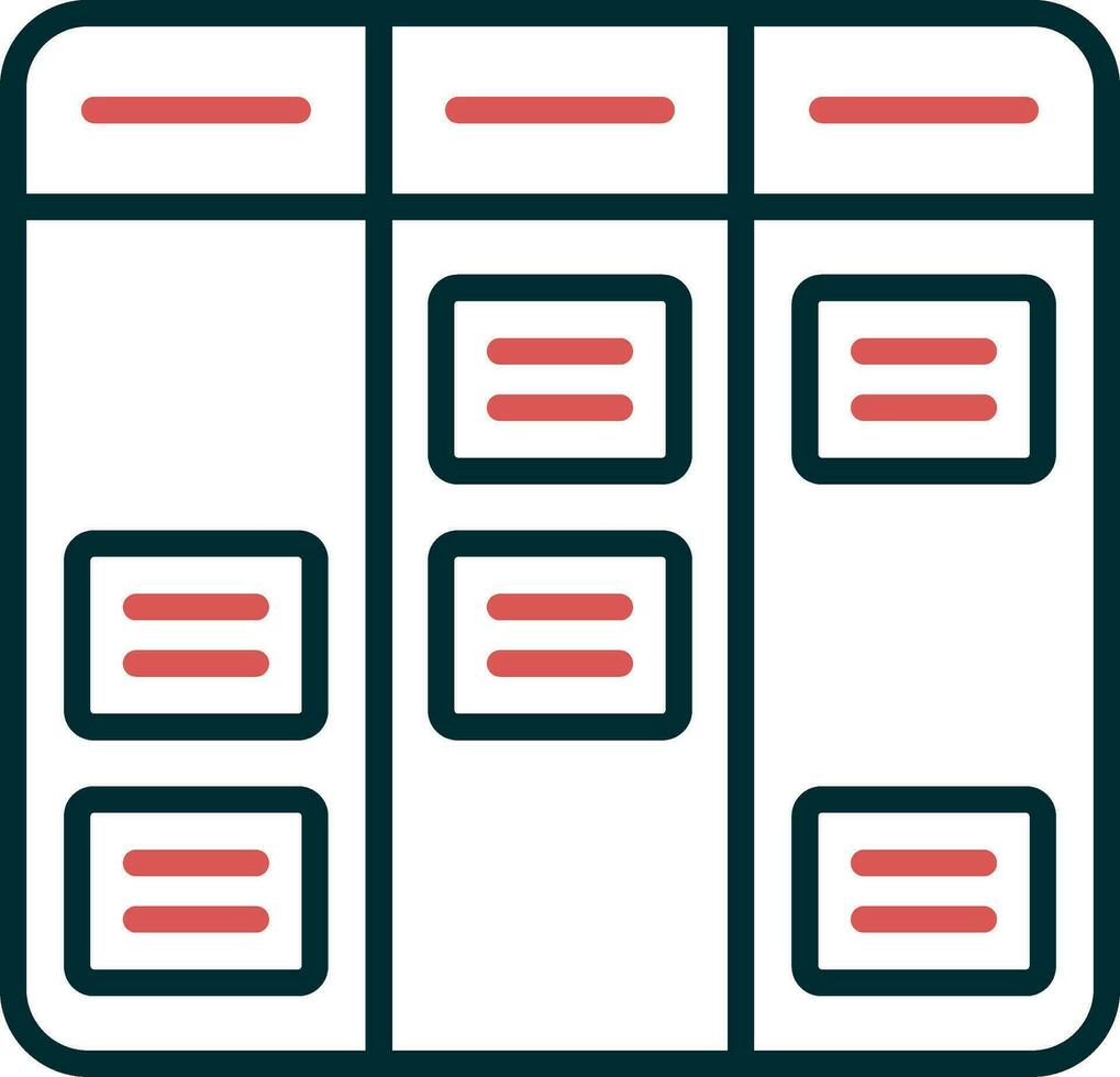 Kanban Vector Icon