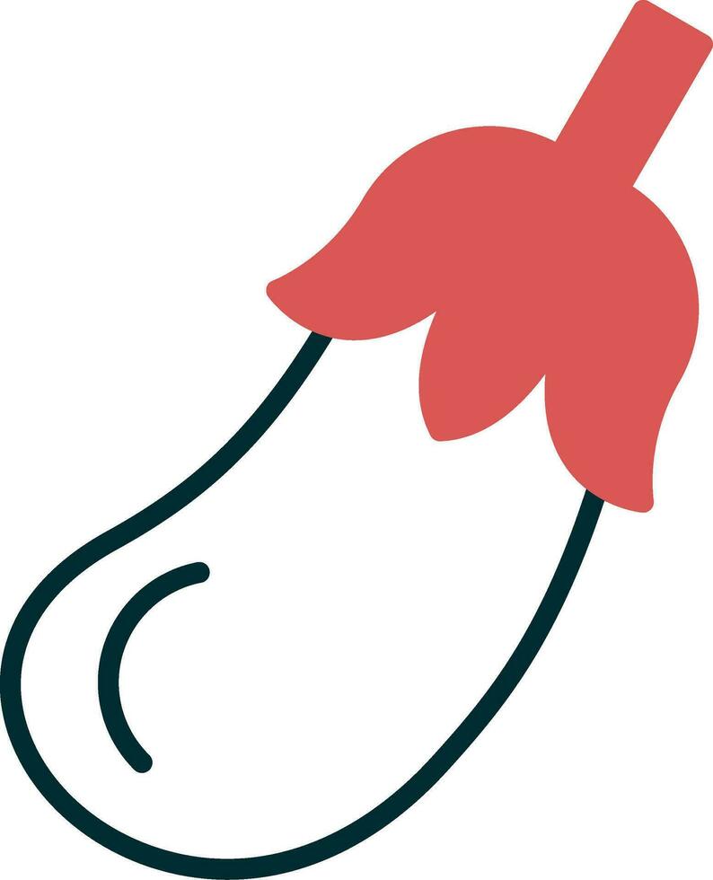 Eggplant Vector Icon