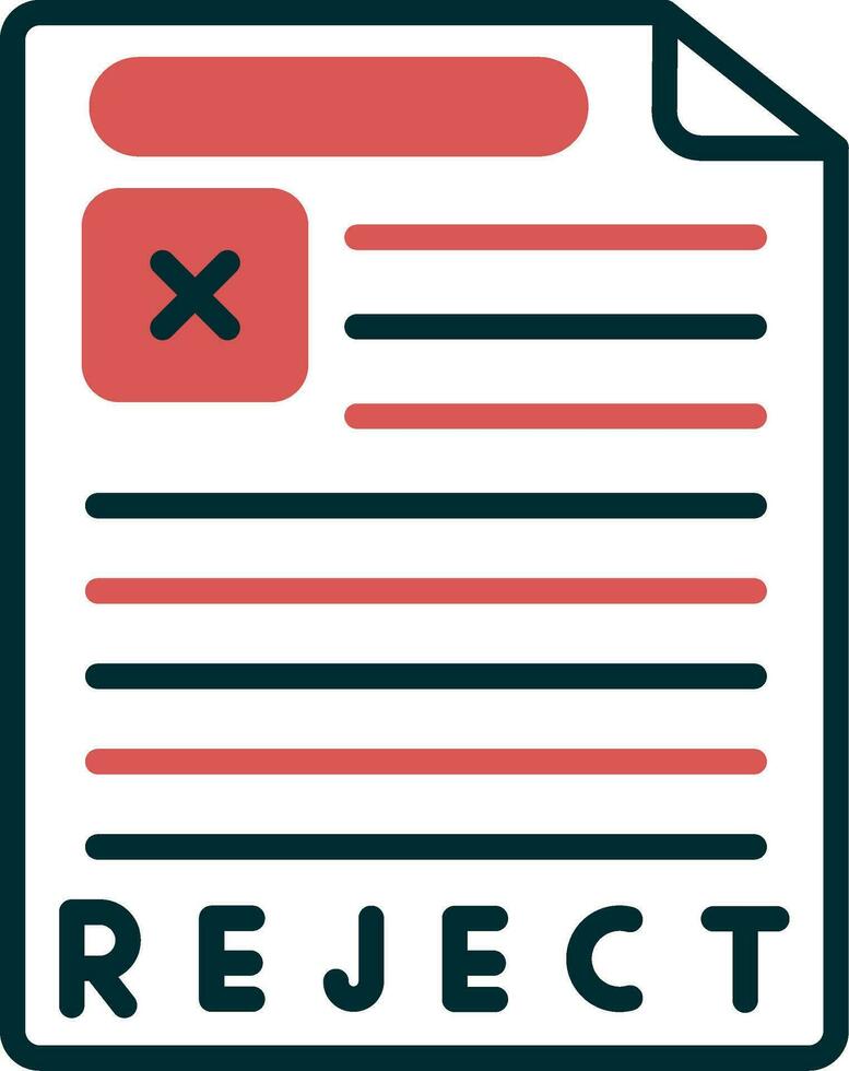 Reject Vector Icon