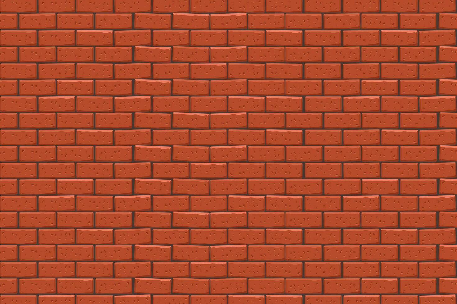 brickwall backdrop red color vector