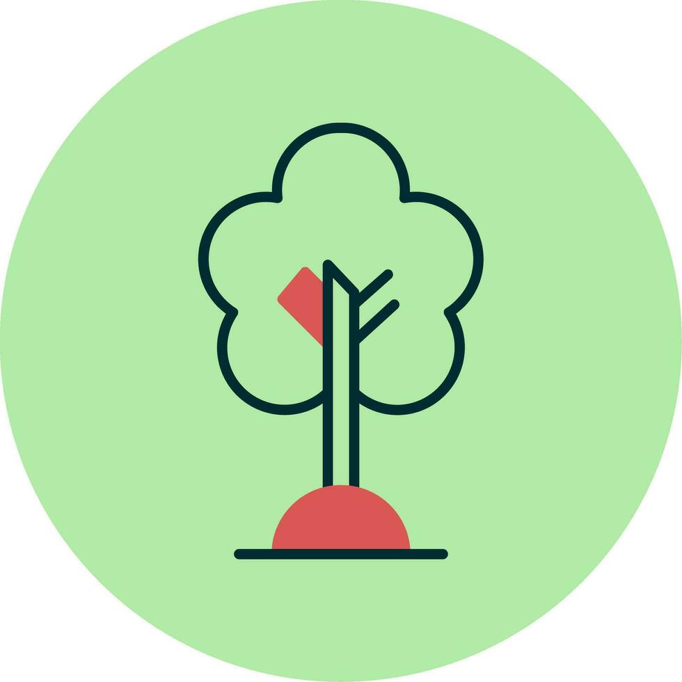 Cherry Tree Vector Icon
