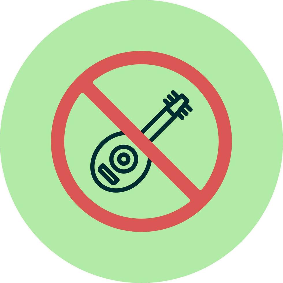 No Lute Vector Icon
