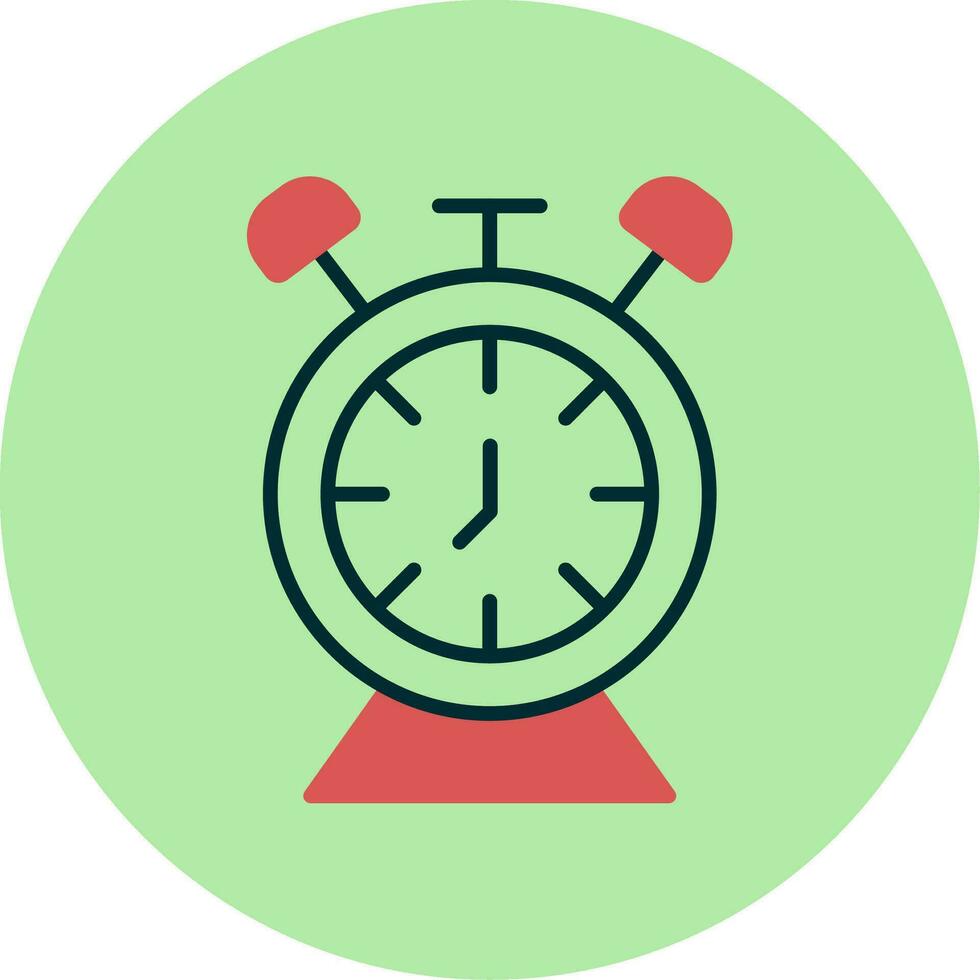 Desk Clock Vector Icon