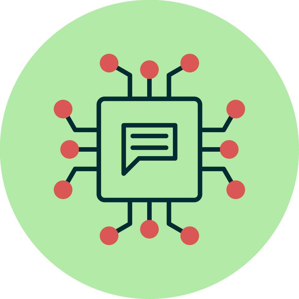 Natural Language Processing Vector Icon