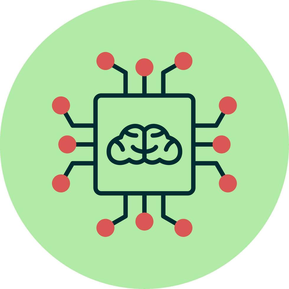 Artificial Intelligence Vector Icon