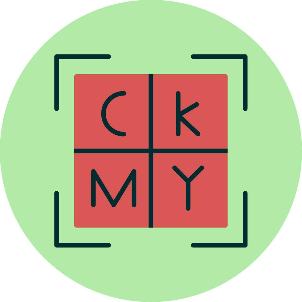 Cmyk Vector Icon