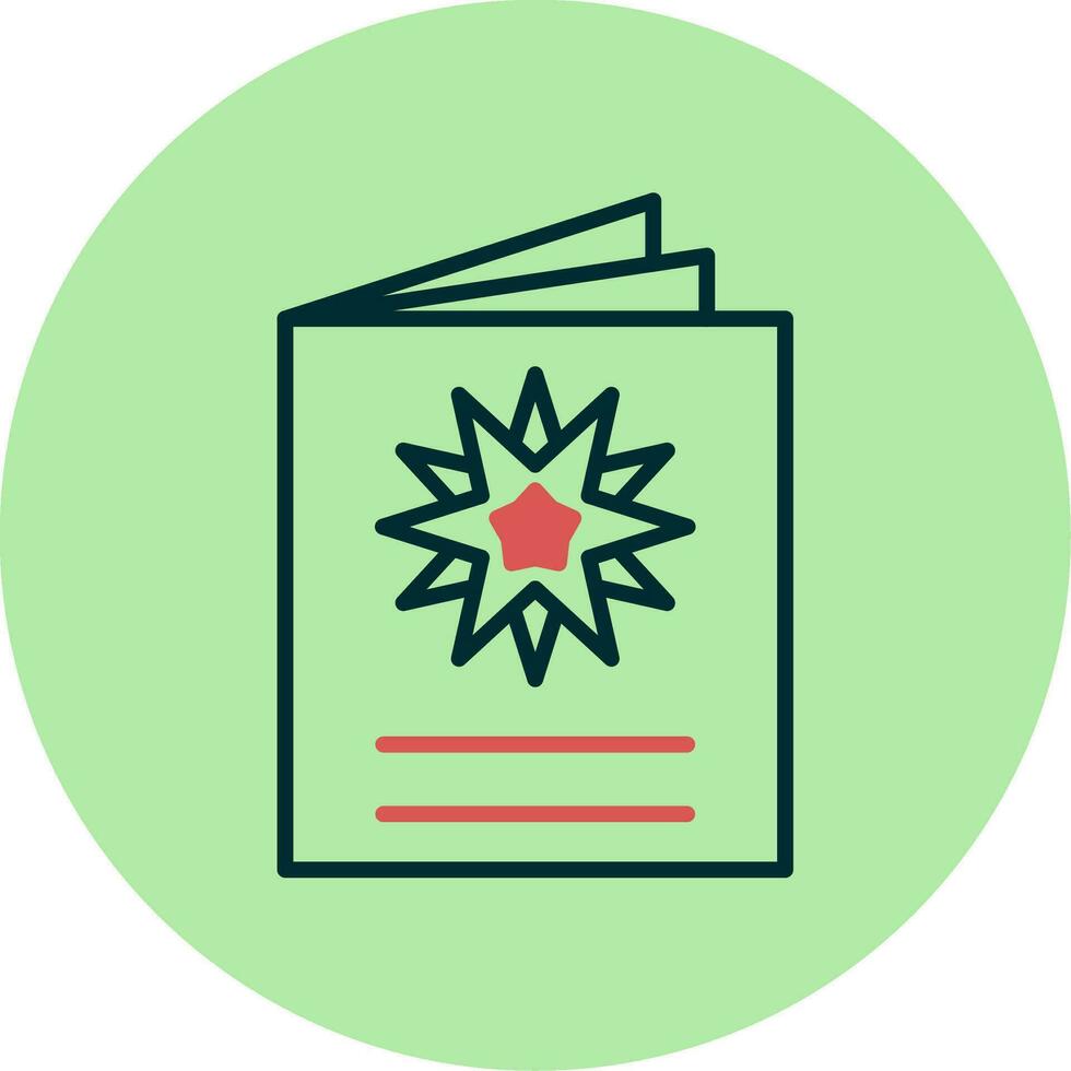 Greeting Card Vector Icon