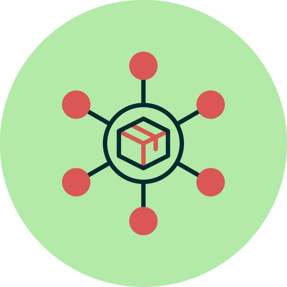 Distribution Center Vector Icon