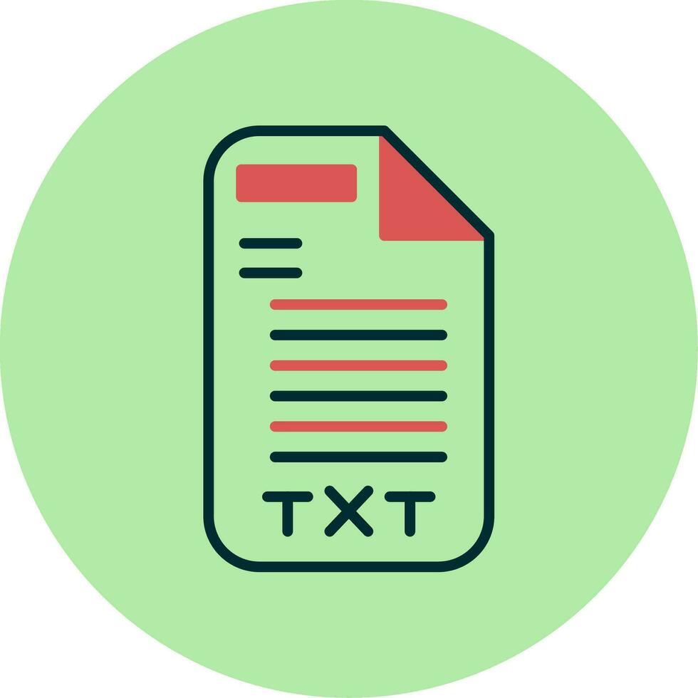 Text File Vector Icon