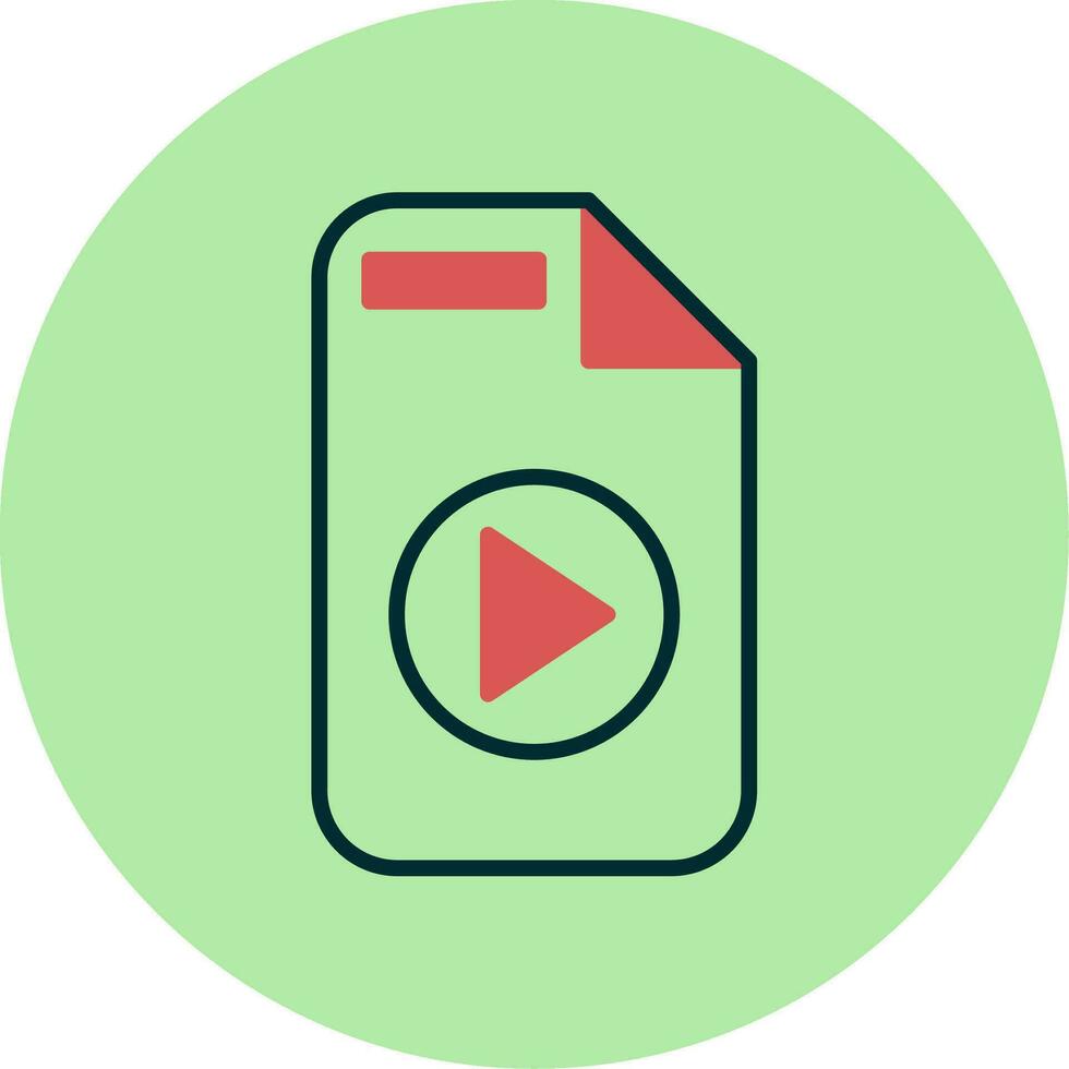 Video File Vector Icon