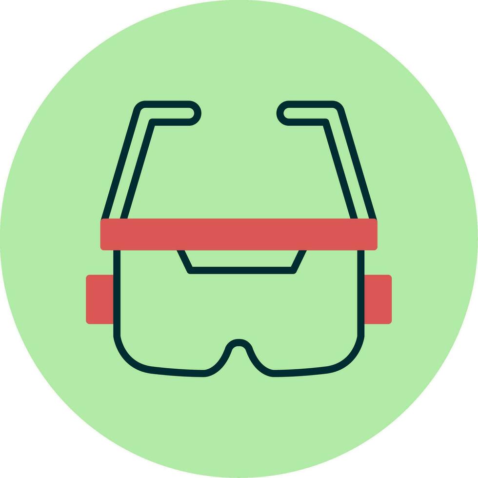 icono de vector de gafas ar