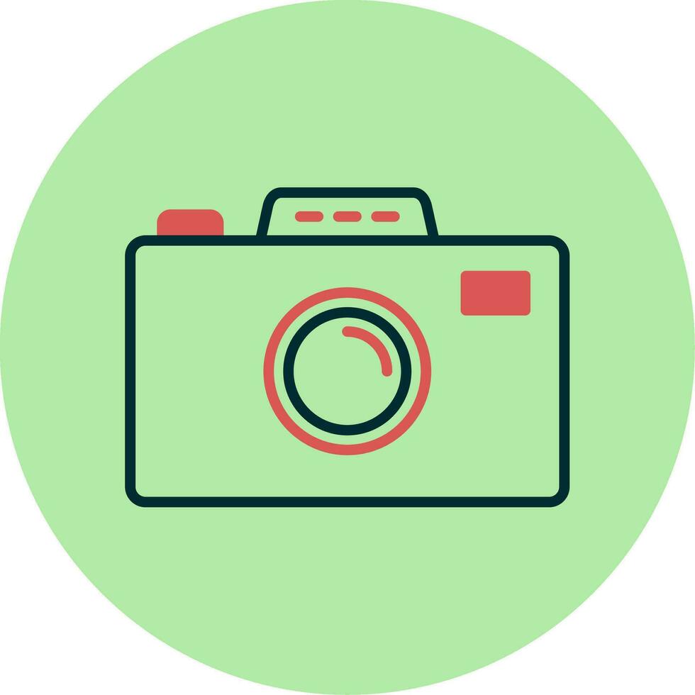 icono de vector de cámara de fotos