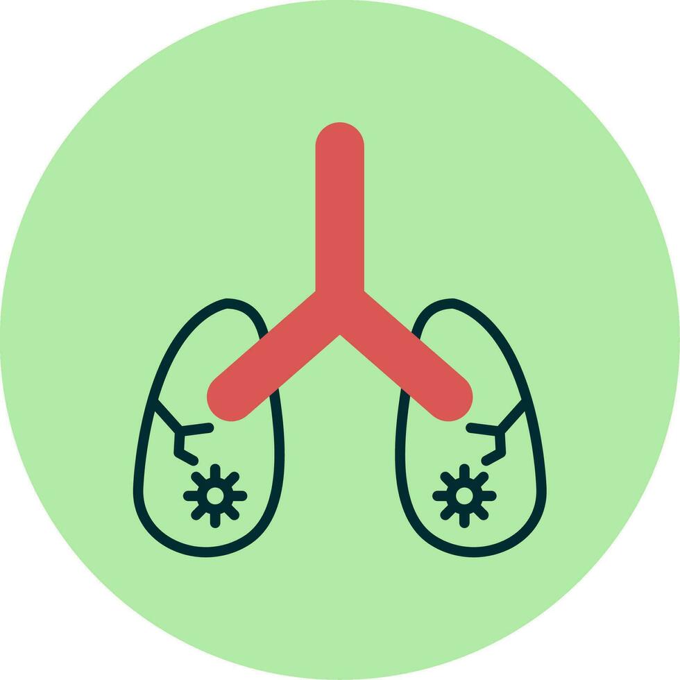 Lungs Vector Icon