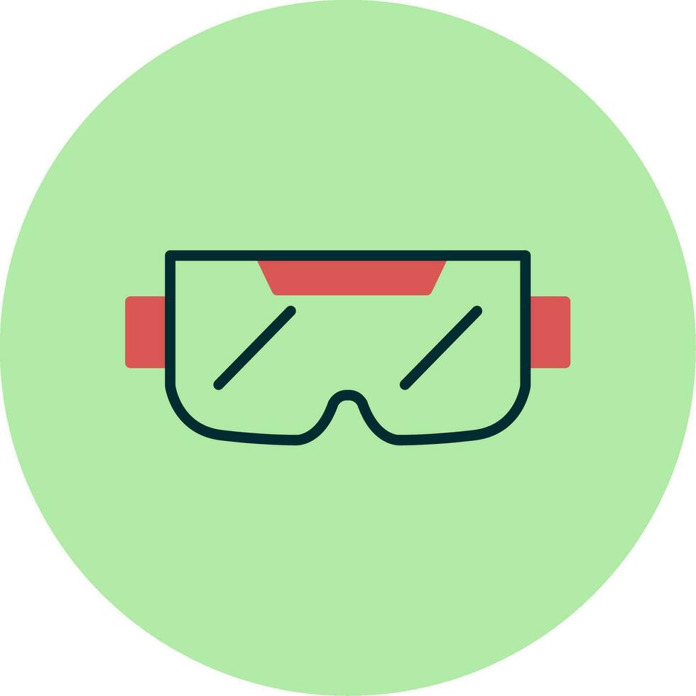 icono de vector de gafas ar