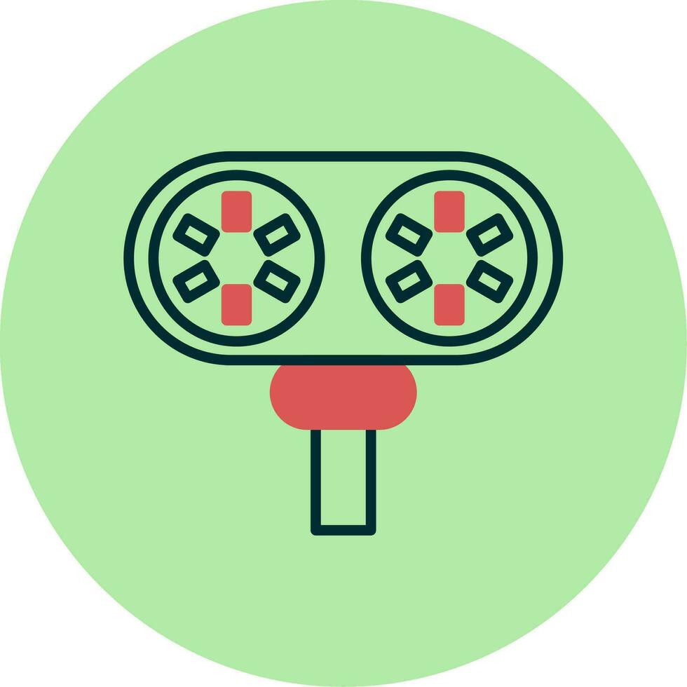 Stereoscope Vector Icon