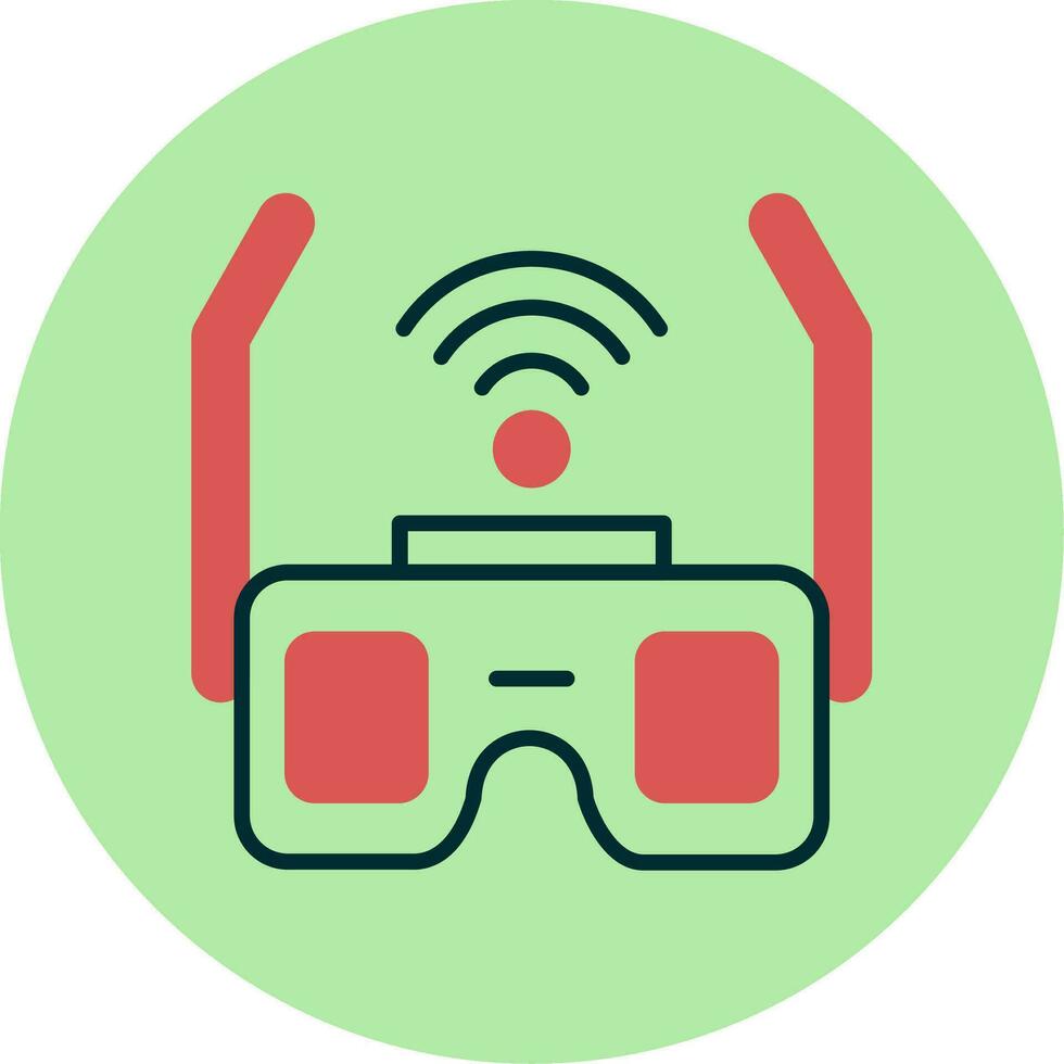 Smart Glasses Vector Icon