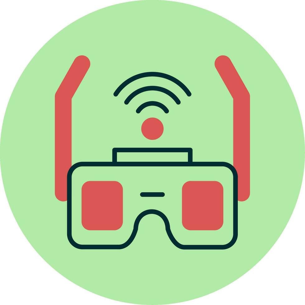 Smart Glasses Vector Icon