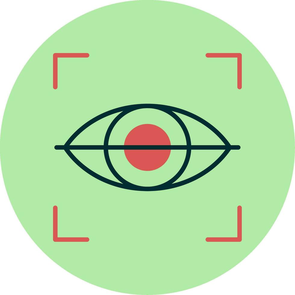 Eye Scan Vector Icon
