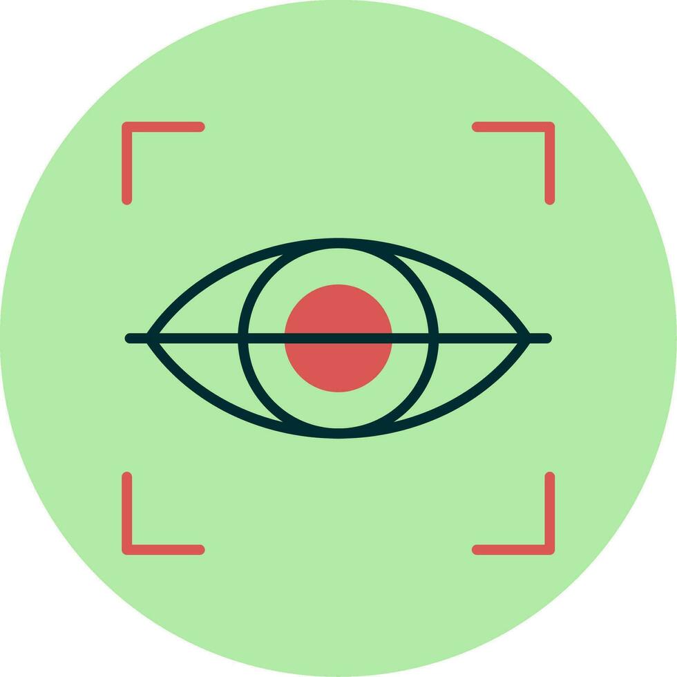 Eye Scan Vector Icon