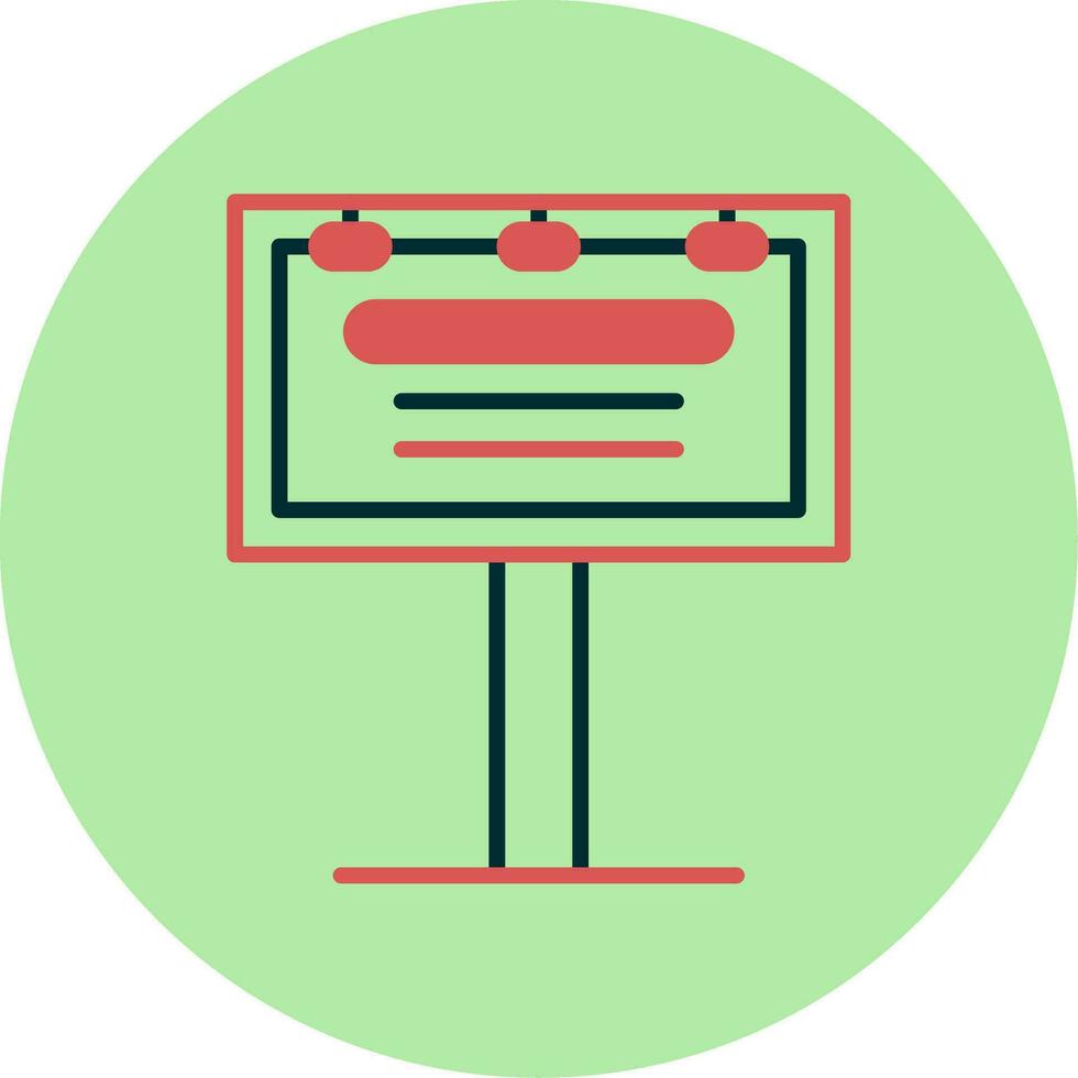 Billboard Vector Icon