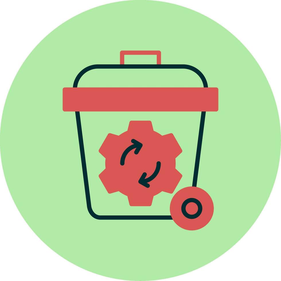 icono de vector reciclable