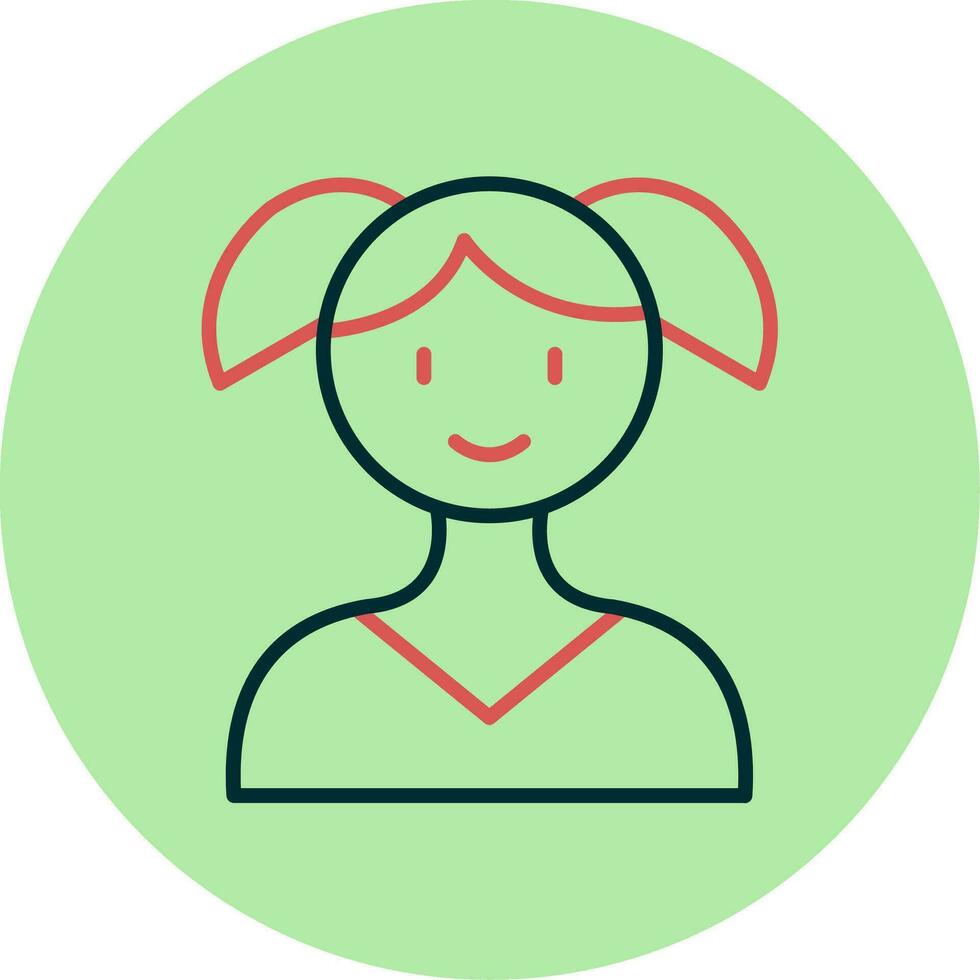 Girl Vector Icon