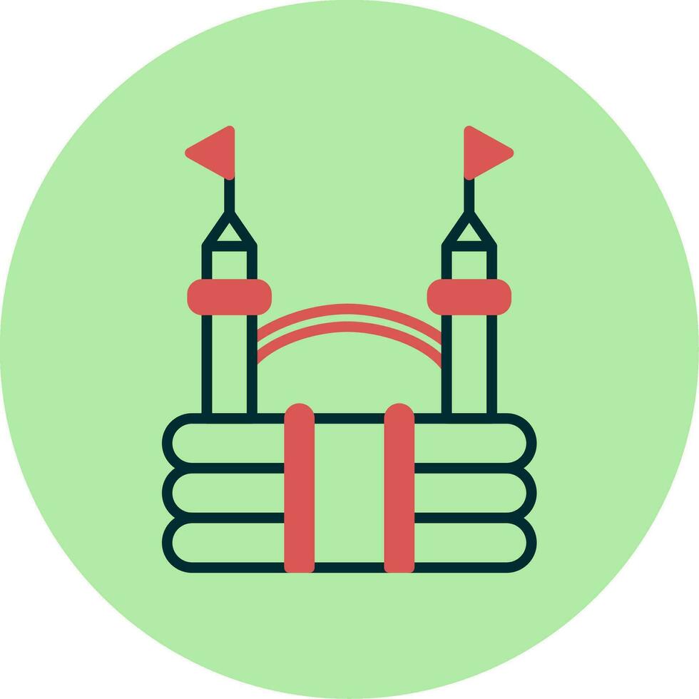 Bouncy Castle Vector Icon